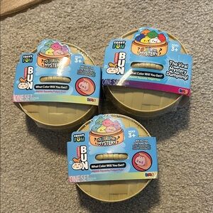 Rainbow Mystery (4 Inch) Dumpling Squishy Bun Viral Tiktok NEW - SET OF 3